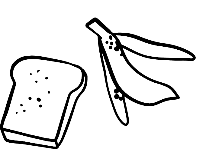 bread and peel illustration
