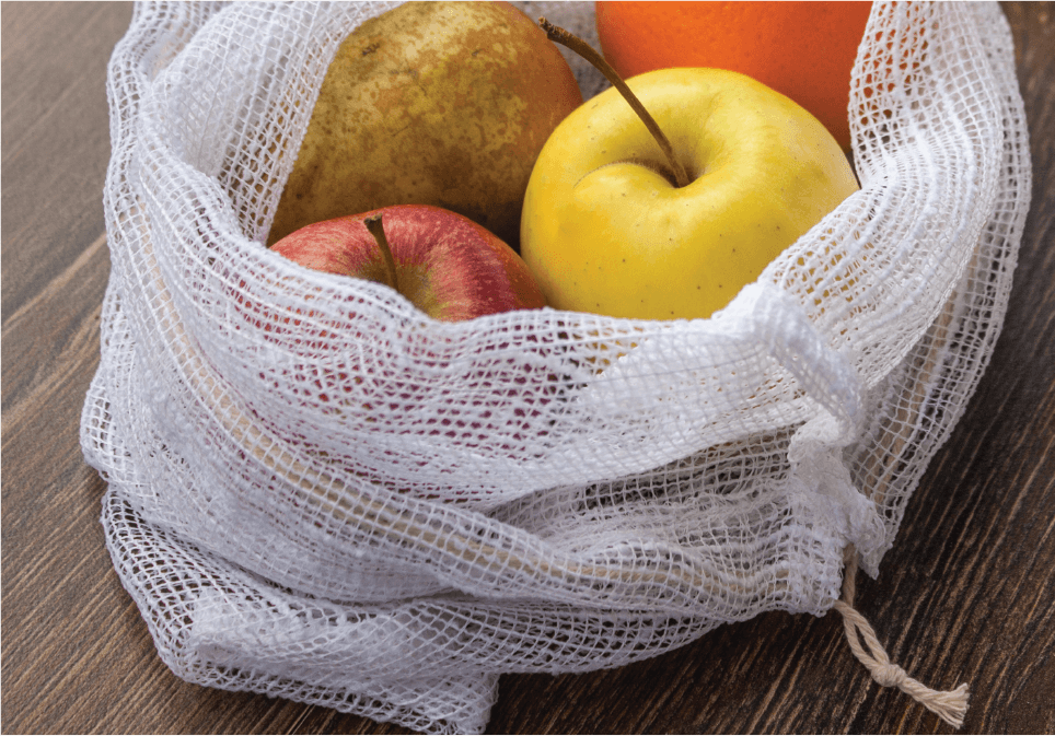 Image of apples in a bag