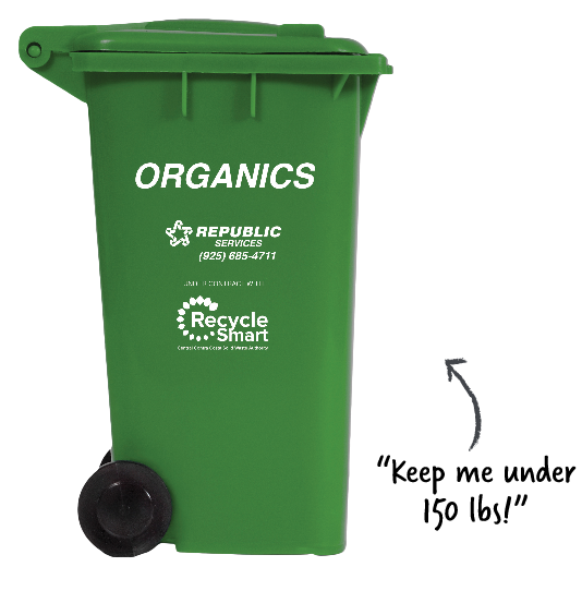 Green organics cart